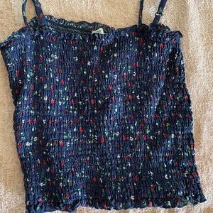 Floral cropped top